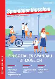 Titelseite der Zeitung "Spandauer Umschau"